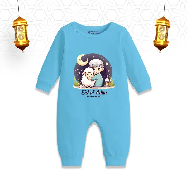 Blue_Cotton_Full_Sleeve_Eid_Al_Adha_Mubarak_Romper_For_Baby