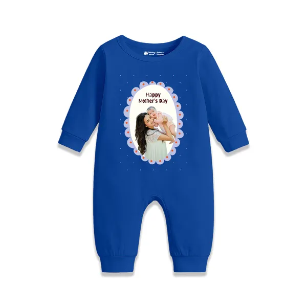 Blue_Cotton_Happy_Mother'S_Day_Printed_Romper_For_Baby