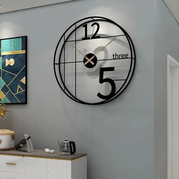 Black_Metal_Iron_Premium_Wall_Clock_For_Home_Decor