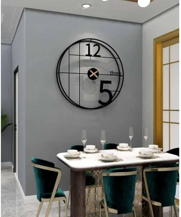 Black_Metal_Iron_Premium_Wall_Clock_For_Home_Decor