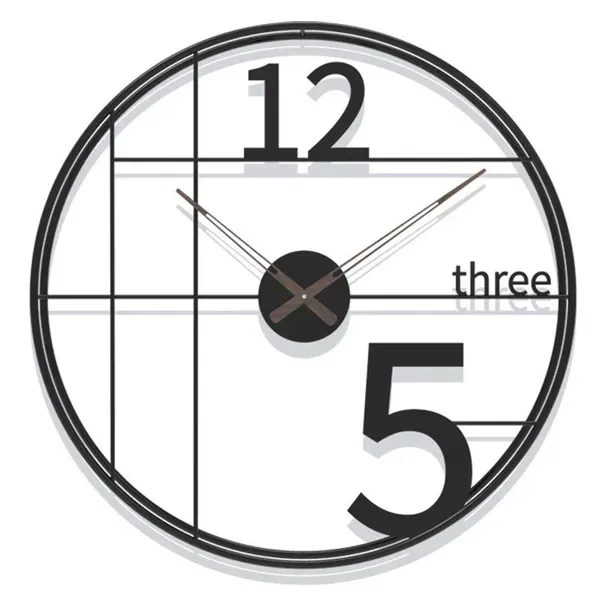 Black_Metal_Iron_Premium_Wall_Clock_For_Home_Decor