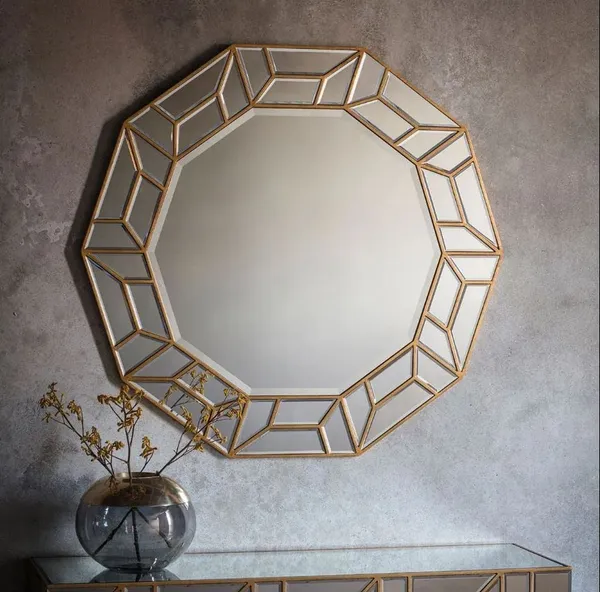 Geometric_Shape_Gold_Wall_Mirror