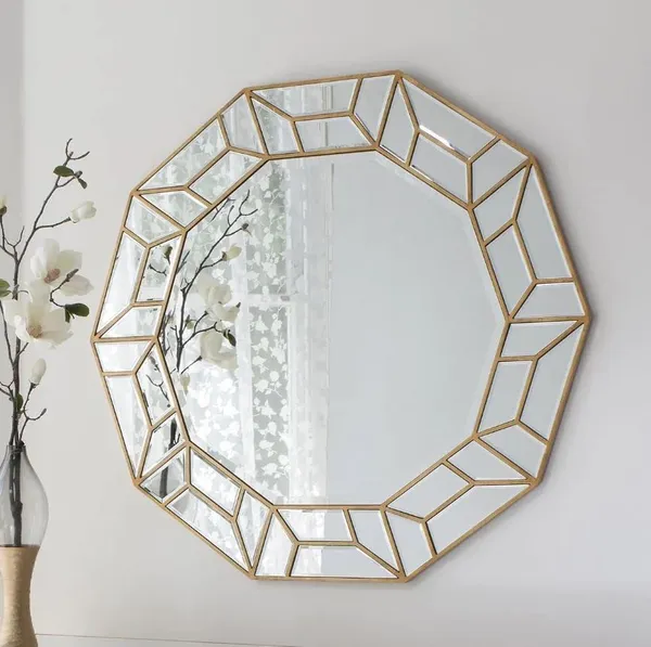 Geometric_Shape_Gold_Wall_Mirror