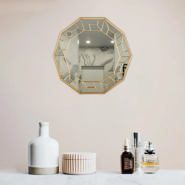 Geometric_Shape_Gold_Wall_Mirror