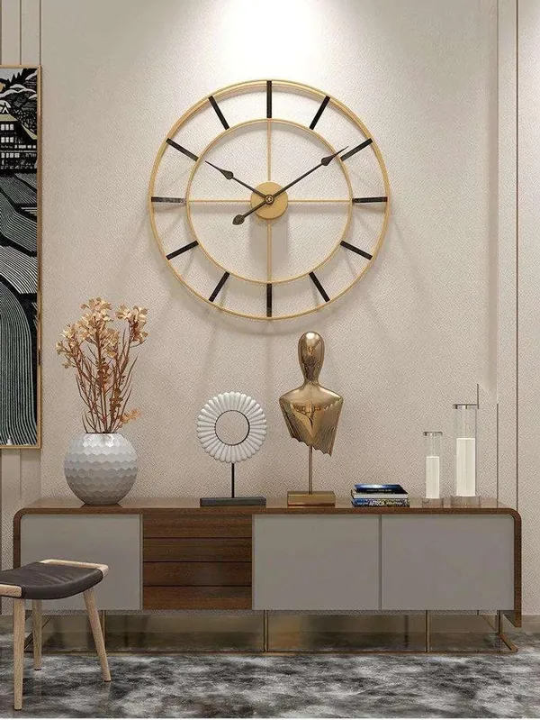 Black_And_Gold_Metal_Iron_Premium_Wall_Clock_For_Home_Decor