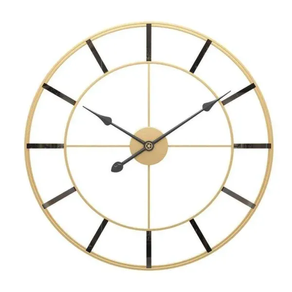 Black_And_Gold_Metal_Iron_Premium_Wall_Clock_For_Home_Decor