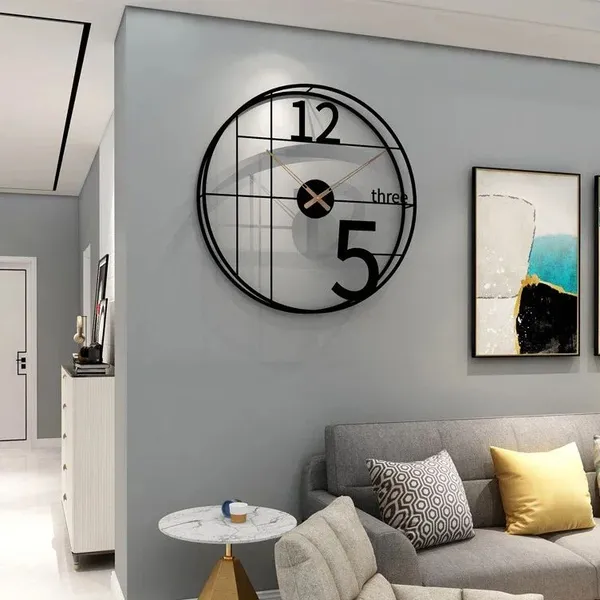 Black_Metal_Iron_Premium_Wall_Clock_For_Home_Decor