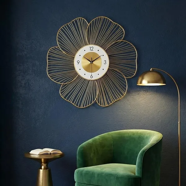 Gold_And_White_Metal_Iron_Premium_Wall_Clock_For_Home_Decor