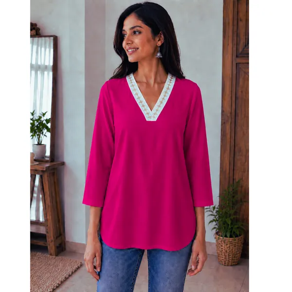 Trendy_Top_For_Jeans_Denims_Embroidered_Lace_Design_Top_For_Girls_&_Women