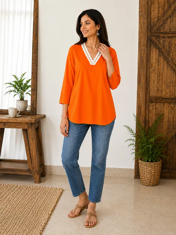 Trendy_Top_For_Jeans_Denims_Embroidered_Lace_Design_Top_For_Girls_&_Women