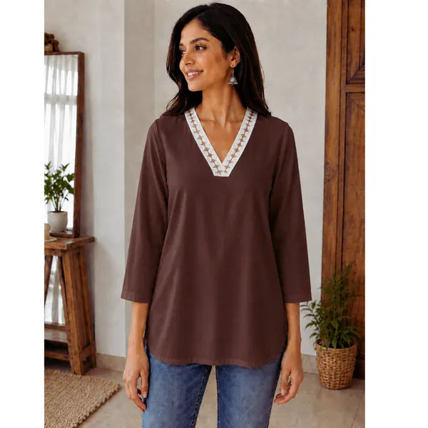 Trendy_Top_For_Jeans_Denims_Embroidered_Lace_Design_Top_For_Girls_&_Women