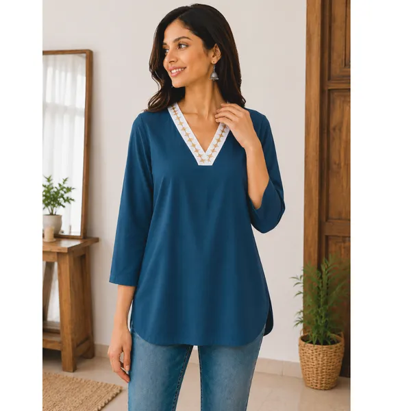 Trendy_Top_For_Jeans_Denims_Embroidered_Lace_Design_Top_For_Girls_&_Women