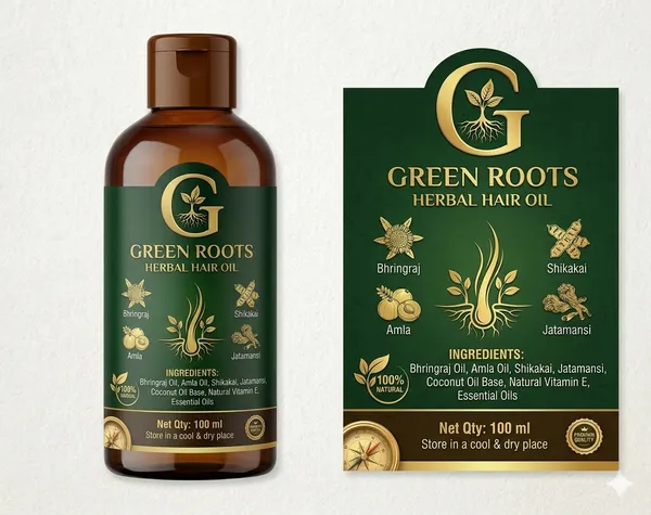 Green_Roots_Herbal_Hair_Oil_With_Bhringraj_Amla_Shikakai_100Ml