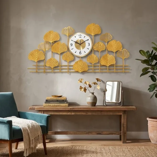 Golden_Iron_Metal_Premium_Home_Decor_For_Wall_Clock