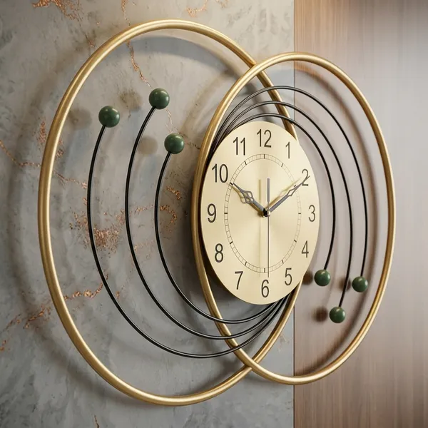 Golden_Iron_Metal_Premium_Home_Decor_For_Wall_Clock
