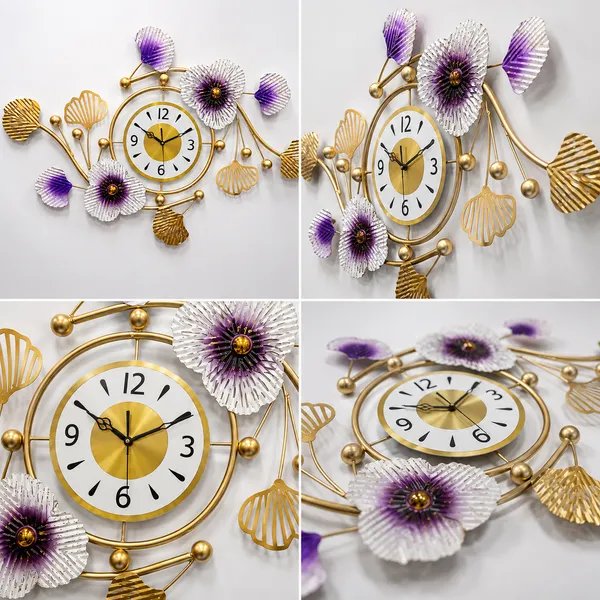 Luxury_Purple_Floral_Metal_Wall_Clock_And_Modern_Decorative_Wall_Clock_For_Living_Room,_Bedroom_And_Office