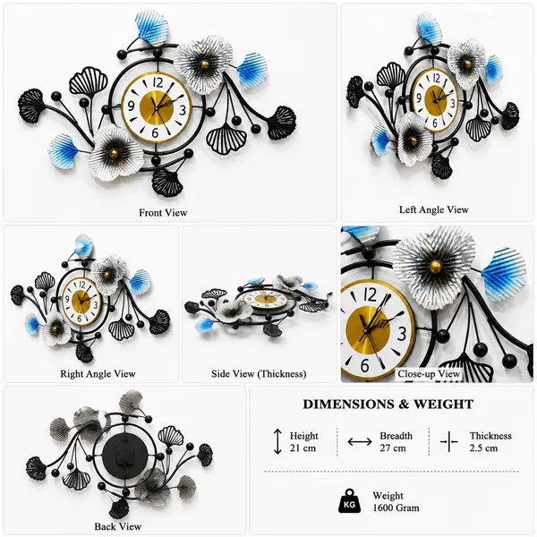 Modern_Black,_White_And_Blue_Floral_Metal_Wall_Clock_And_Luxury_Decorative_Wall_Clock_For_Living_Room,_Bedroom_And_Office