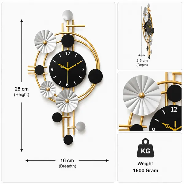 Modern_Geometric_Metal_Wall_Clock_And_Luxury_Gold,_Black_And_Silver_Decorative_Silent_Wall_Clock_For_Living_Room,_Bedroom_And_Office