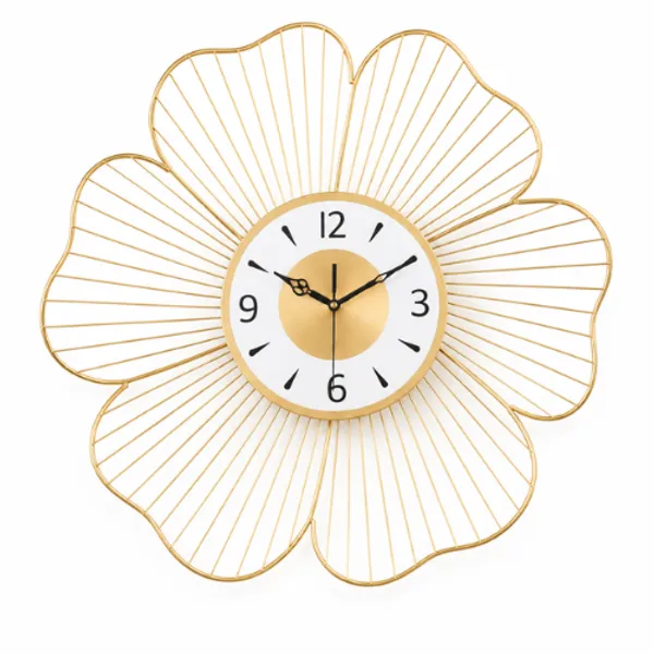 Golden_Iron_Metal_Premium_Home_Decor_For_Wall_Clock