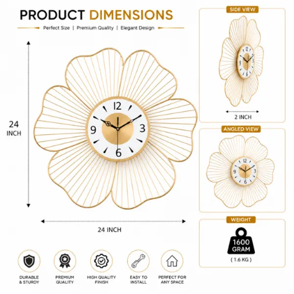 Golden_Iron_Metal_Premium_Home_Decor_For_Wall_Clock