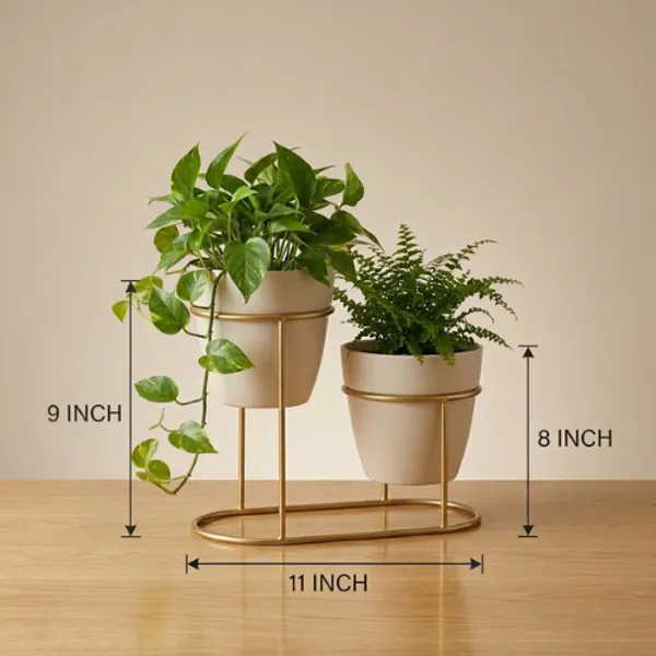Golden_Iron_Metal_Premium_Tabletop_Decoration_For_Table_Planter