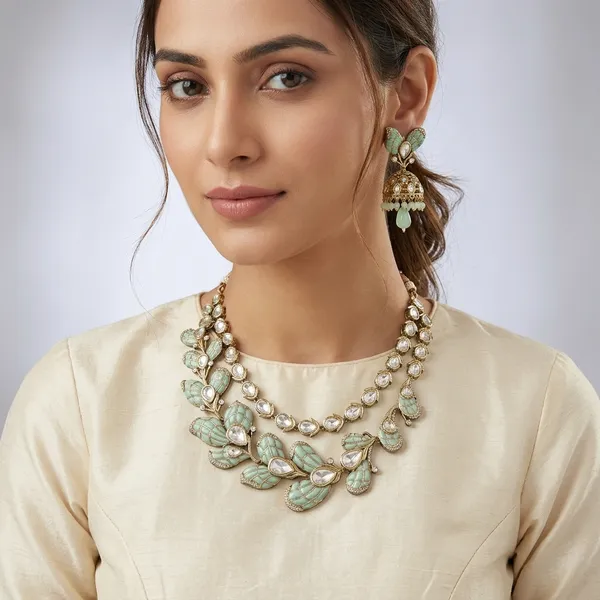 Mint_Green_Kundan_Meenakari_Necklace_Set_for_Women