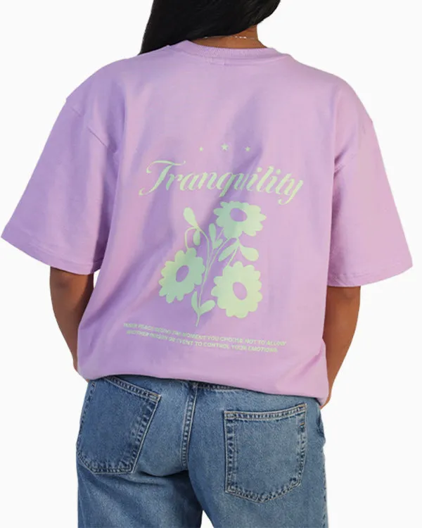 Peaceful_Bloom_Lavender_T-shirt_For_Unisex