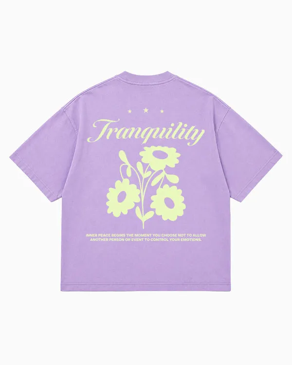 Peaceful_Bloom_Lavender_T-shirt_For_Unisex