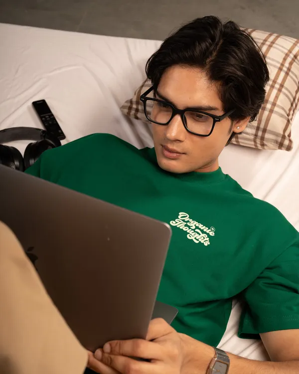 Organic_Thoughts_Deep_Green__T-shirt_For_Unisex