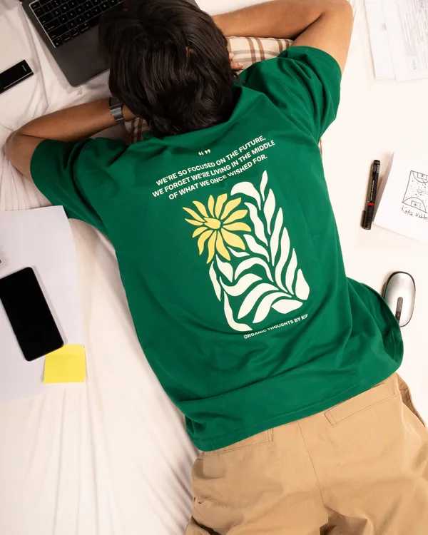 Organic_Thoughts_Deep_Green__T-shirt_For_Unisex