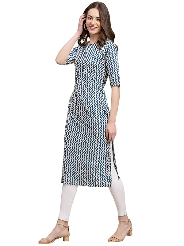 Grey_Crepe_Printed_Kurti_For_Women