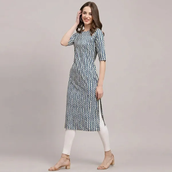Grey_Crepe_Printed_Kurti_For_Women