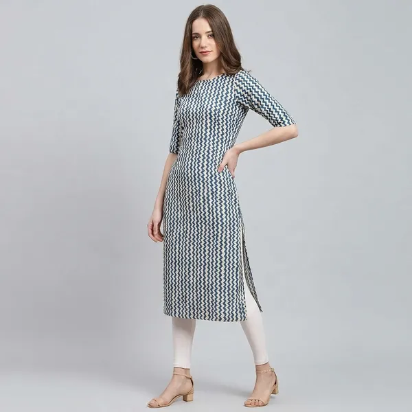Grey_Crepe_Printed_Kurti_For_Women