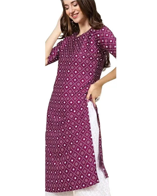 Purple_Crepe_Printed_Kurti_For_Women