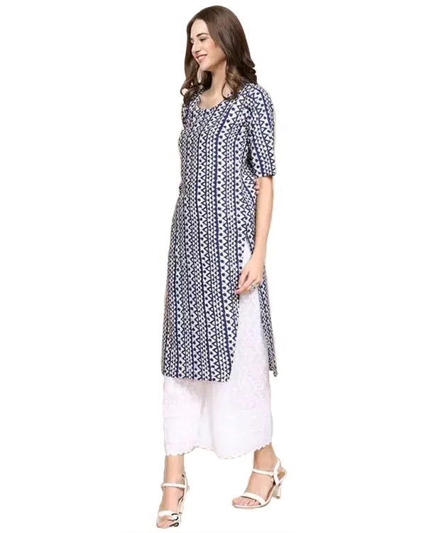 Grey_Crepe_Printed_Kurti_For_Women
