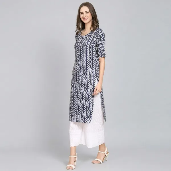 Grey_Crepe_Printed_Kurti_For_Women