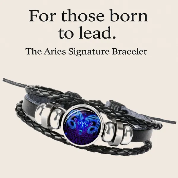 Black_Natural_Gemstone_Aries_Zodiac_Energy_Bracelet_For_Unisex