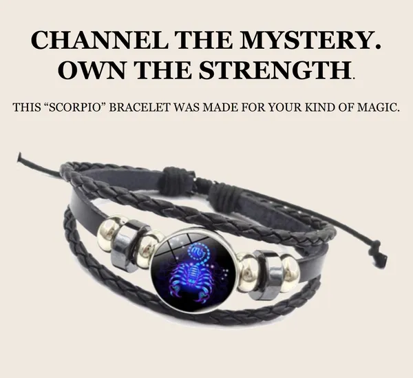 Black_Natural_Gemstone_Scorpio_Zodiac_Energy_Bracelet_For_Unisex
