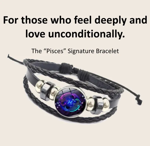 Black_Natural_Gemstone_Pisces_Zodiac_Energy_Bracelet_For_Unisex
