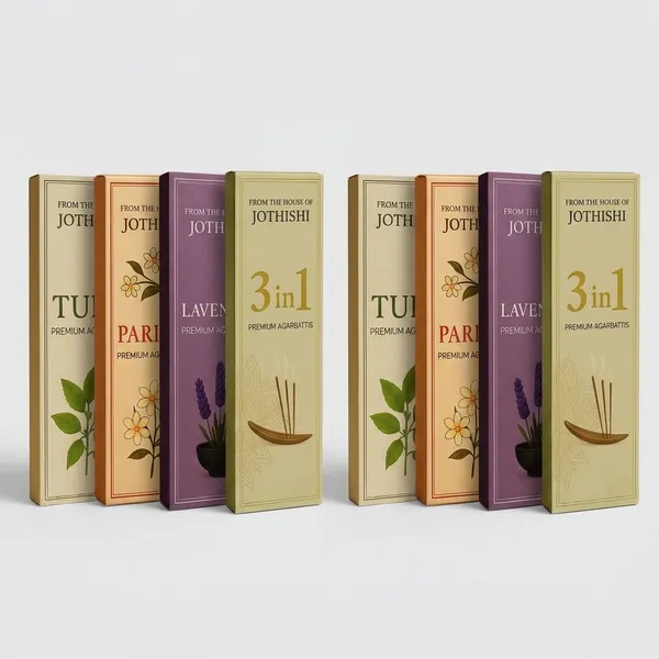 Jothishi_Lavender_Parijat_Tulsi_3In1_Aroma_Sticks_Soothing_And_Refreshing_Blend_Multi_Fragrance,_Lavender,_Parijat,_Tulsi_Set_Of_4