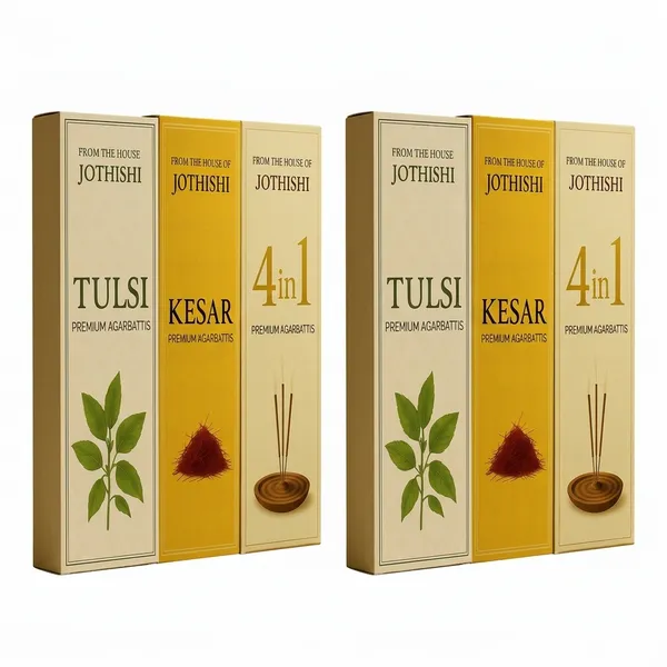 Jothishi_Tulsi_And_Kesar_4_In_1_Herbal_Incense_Sticks_For_Pooja_And_Meditation_Multi_Fragrance,_Tulsi,_Kesar_Set_Of_3