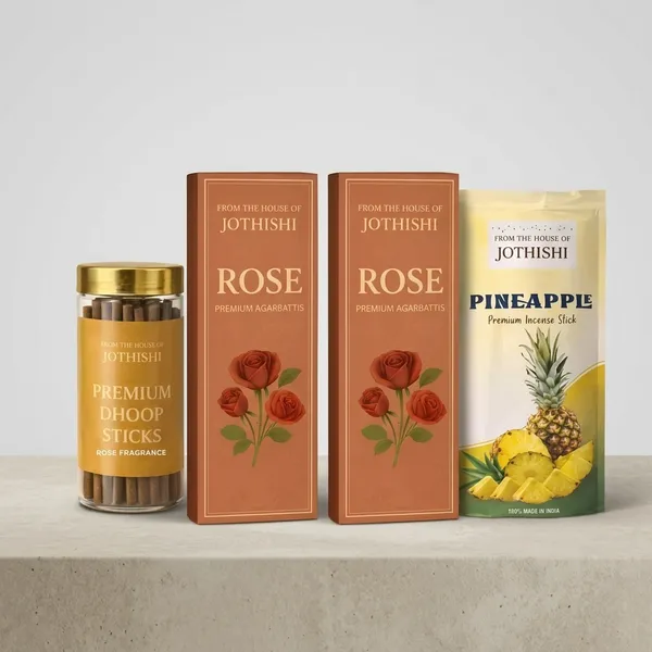 Jothishi_Pineapple_Rose_Fragrance_Agarbatti_And_Dhoop_Combo_Pack_Of_2