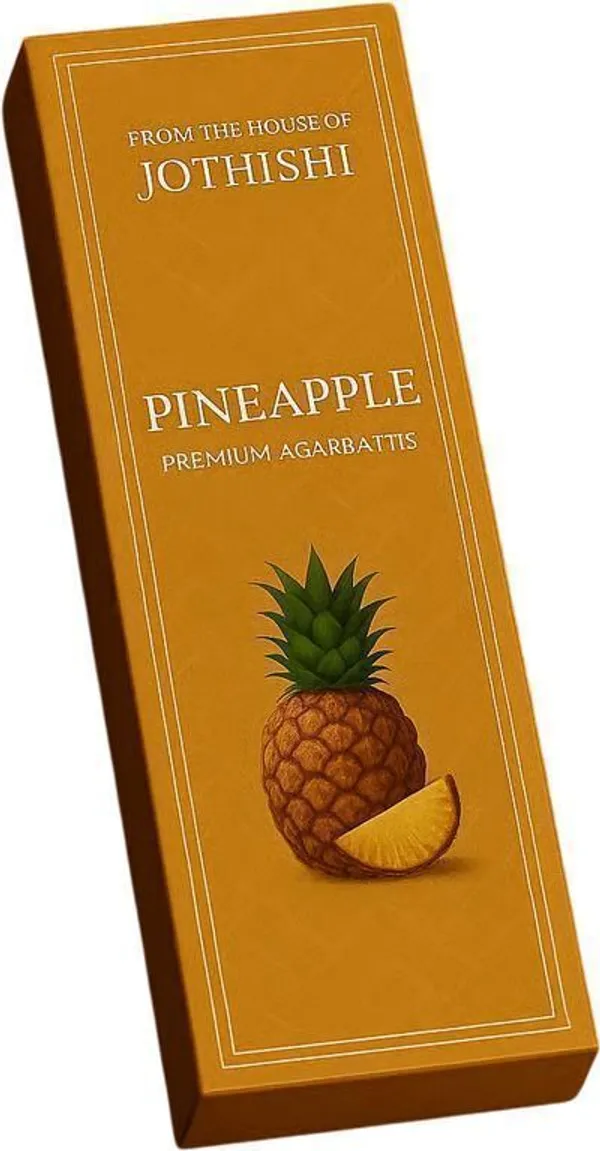 Jothishi_Pineapple_Premium_Agarbatti_Refreshing_Fruity_Incense_Sticks_For_Pooja_Pineapple_Pack_Of_6