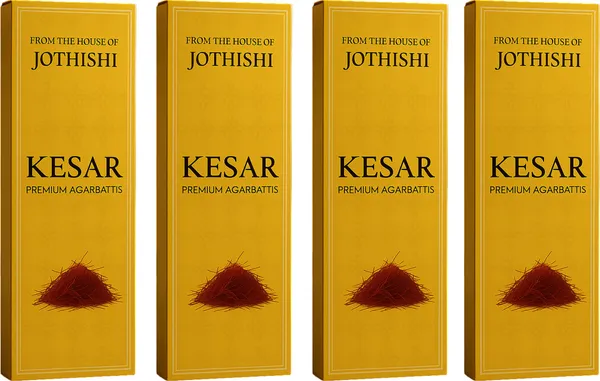 Jothishi_Combo_Premium_Saffron_Agarbatti_Smooth_And_Divine_Aroma_Kesar_Set_Of_4