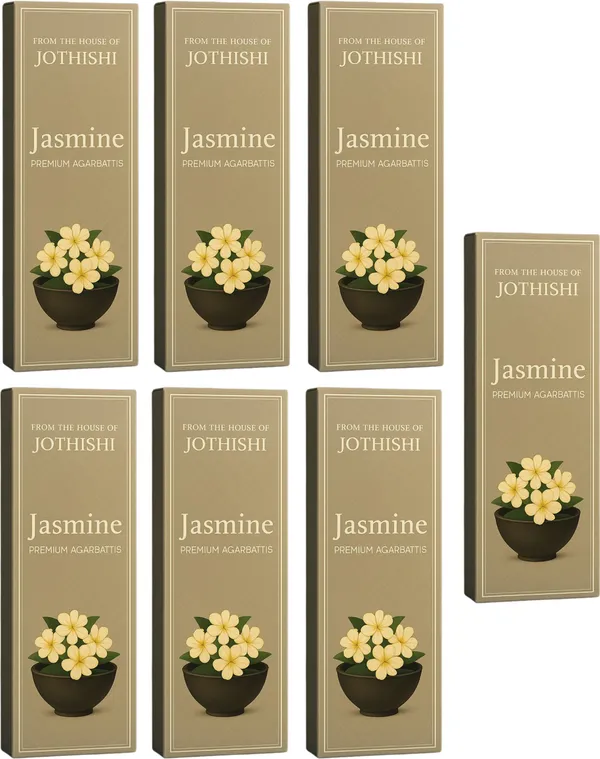 Jothishi_Jasmine_Natural_Fragrance_Agarbatti_Incense_Sticks_Set_Of_7