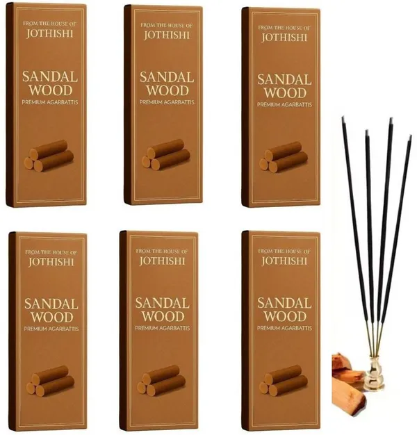 Jothishi_Chandan_Sandalwood_Agarbatti_Incense_Sticks_Set_Of_6