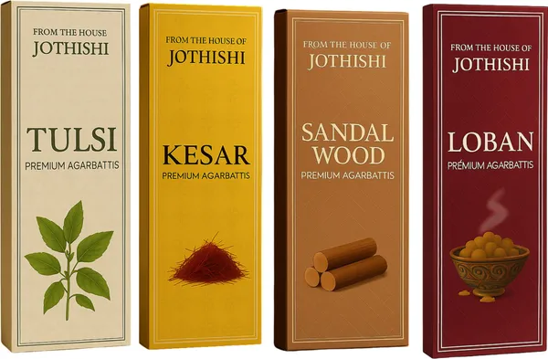 Jothishi_Premium_4In1_Agarbatti_Tulsi,_Kesar,_Loban_And_Sandalwood_Longlasting_Aroma_Tulsi,_Kesar,_Lobhan,_Sandal_Set_Of_4