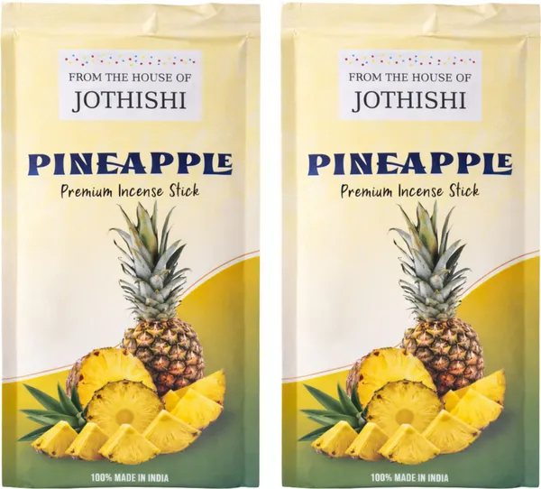 Jothishi_Pineapple_Refreshing_Fruity_Fragrance_Agarbatti_For_Pooja,_Meditation_And_Home_Pineapple_Pack_Of_2