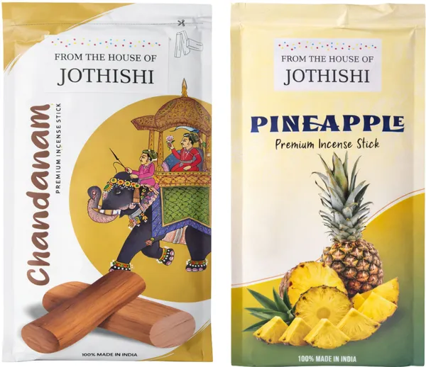 Jothishi_Chandanam_And_Pineapple_Premium_Incense_Sticks_For_Pooja,_Meditation_And_Home_Pineapple,_Chandan_Set_Of_3
