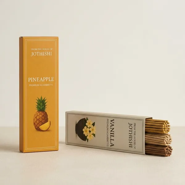 Jothishi_Pineapple_Jasmine_Vanilla_Aroma_Incense_Refreshing,_Calming_And_Sweet_Fragrance_Pineapple,_Jasmine,_Vanilla_Set_Of_3